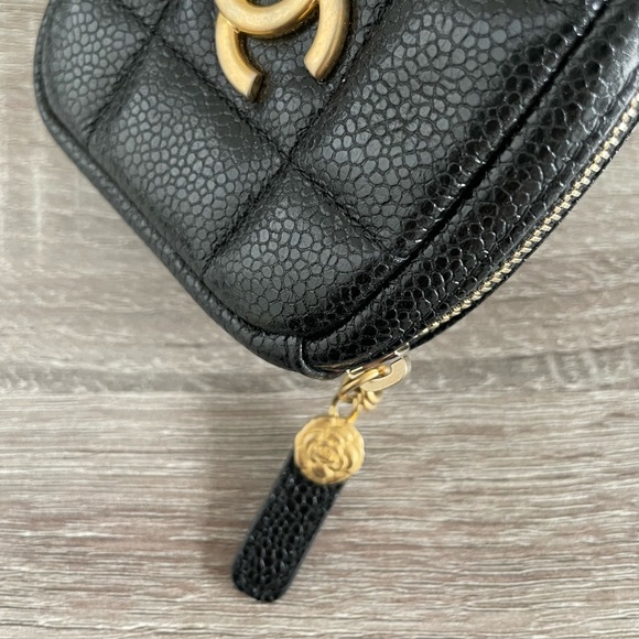 chanel wristlet diamond coin purse w strap - Picture 4 of 8